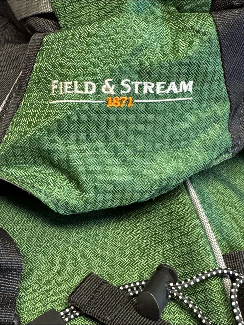 Field & Stream 1871 Backpack Internal Frame Outdoor Camping Hiking Green 45L